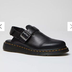 Dr. Martens Jorge II Slingback Mule Black Leather Men's Sandal Size: 9